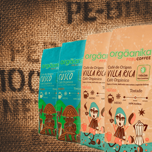 4-Pack: Café Orgánico Cusco + Villa Rica x 250 gr.
