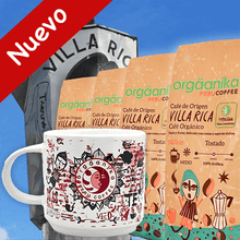 Cargar imagen en el visor de la galería, 4-Pack + Taza Colección Especial Arte Orgäanika® Coffee (Molido)- Varios
