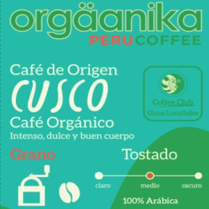Café Orgánico Cusco x 250 gr. - Grano