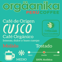Cargar imagen en el visor de la galería, Café Orgánico Cusco x 250 gr. - Molido
