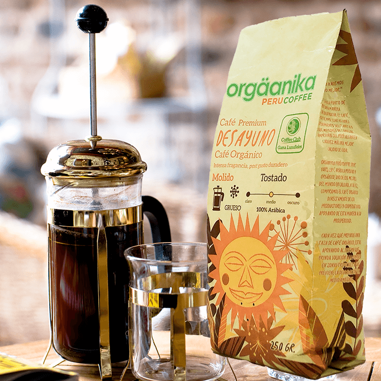 Organic Coffee Breakfast x 250 gr. - Ground