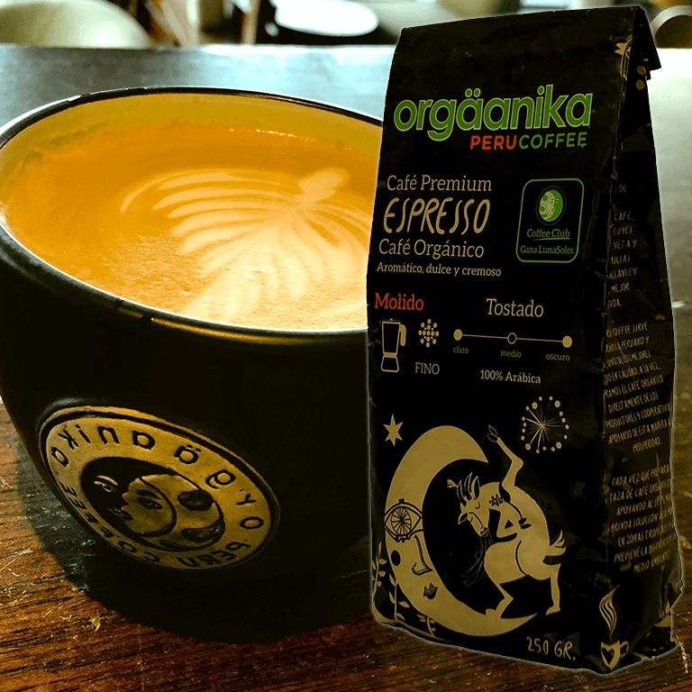 Organic Espresso Coffee x 250 gr. - Ground